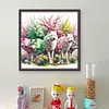 >SALE<Full Embroidery Eco-Cotton Thread 11CT Print Wolves Cross Stitch Kit 50x50cm