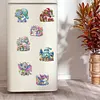 12PCS DIY Diamond Art Refrigerator Sticker Kits for Home Decor (Gnome)