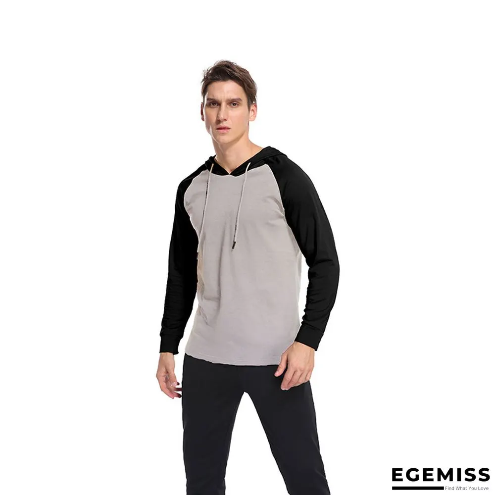 Men's Long-sleeved T-shirts Men's Clothing Hooded T-shirts | EGEMISS