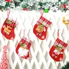 Christmas gift bag candy bag Santa Claus socks decoration Christmas tree pendant