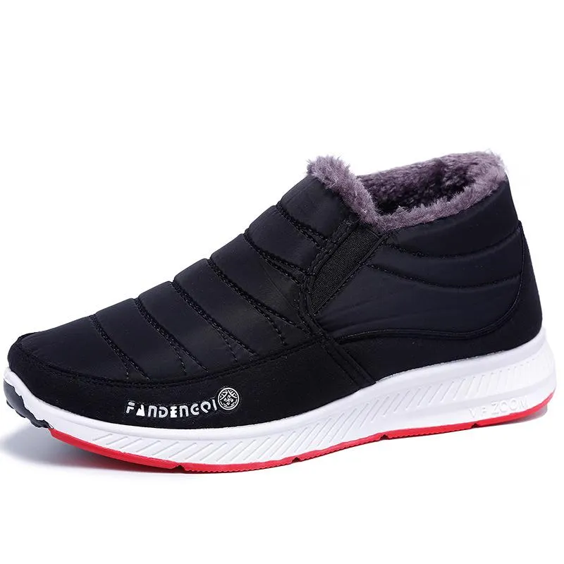 Cotton Daily Flat Heel Split Joint Sneakers