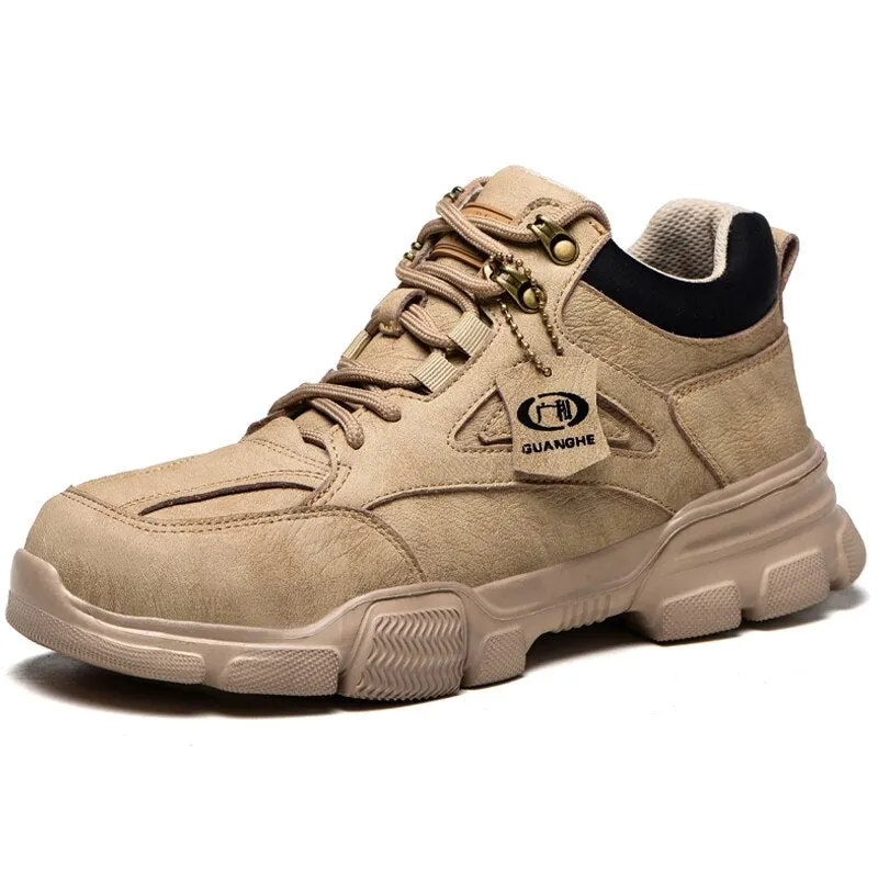 Male Safety Shoes Work Sneakers Indestructible Work Safety Boots Winter Waterproof Shoes Men Steel Toe Shoes Sport Safty Shoes