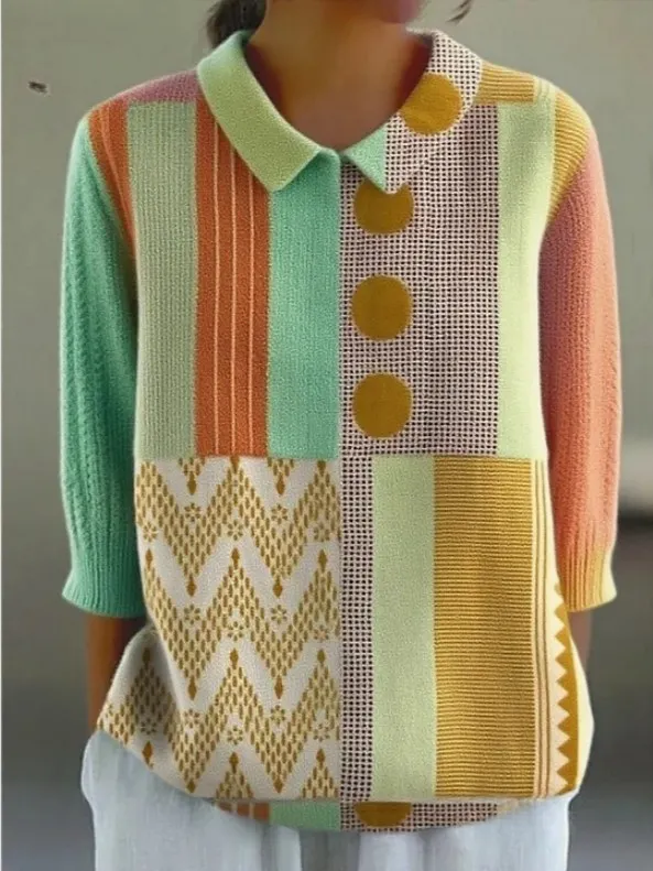 Women's Casual  3/4 Sleeve sweater
