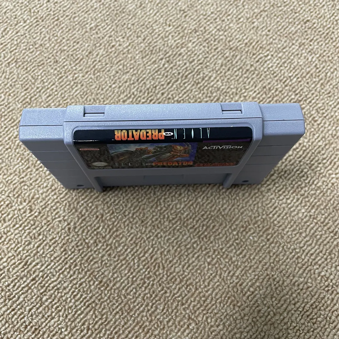 Alien vs Predator SNES For Super Nintendo Entertainment System - 16 Bit US Version Game Cartridge