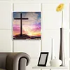 Cross-Paint by Numbers Acrylic Painting 20*20cm