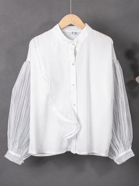 Tulle Transparent Blouse