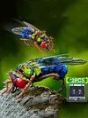 2Pcs Bionic Fly Fishing Bait Fly Fishing Hook Fly Swim Baits Fishing Accessories