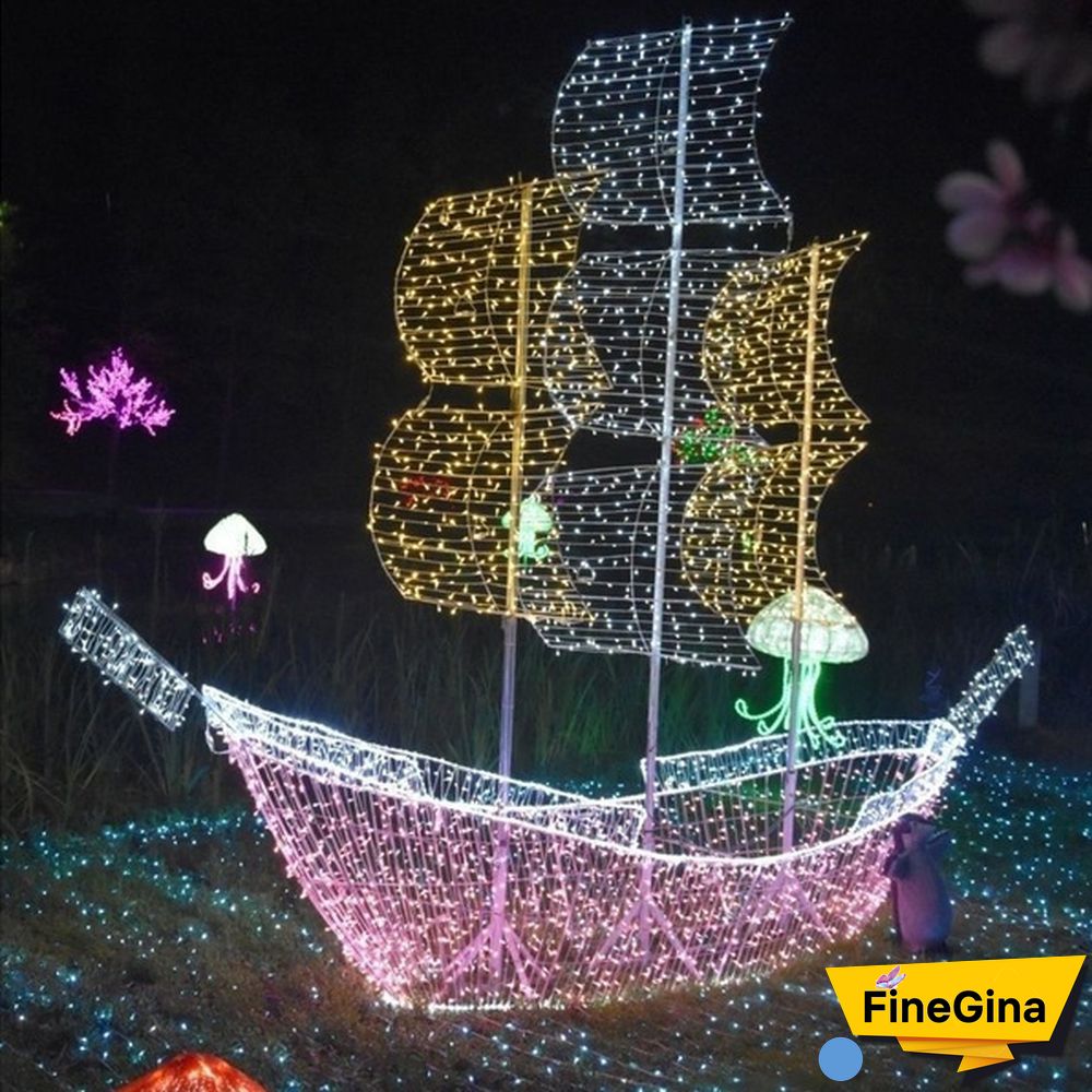 Christmas Garland 400LED Curtain Icicle String Lights Wedding Mariage Decoration Xmas Navidad Garland LED Light Strip Garden Street Mall Eaves Outdoor Decorative Fairy Light 2 Style