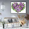 Rose - 9CT Partial Beaded Cross Stitch Kit(39x33cm)