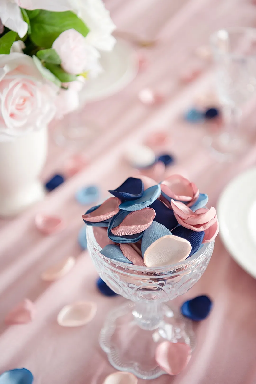 Silk Rose Petals