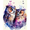 Two Owls-Paint By Numbers Acrylic Painting 40*50CM