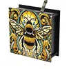 (US Local)Bee 5D DIY Diamond Painting Money Box Piggy Bank Desktop Diamond Art Decor Kit