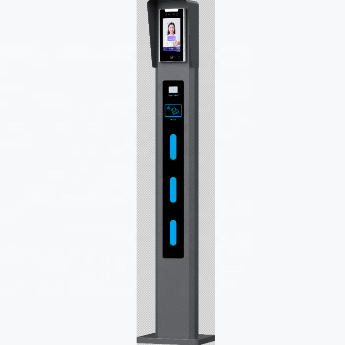 8 Inch Face Recognition Access Control Facial Recognitive Time Attendance API SDK Face Recognition Silver USB Aluminum Alloy