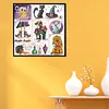 Stamped Cross Stitch-Halloween Day Animal(41*41cm)