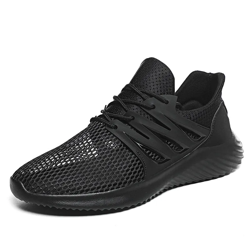 Mesh Men Casual Shoes Breathable Summer Mens Sneakers Trend Lightweight Black Walking Big Size Man Tenis Shoe Zapatillas Hombre