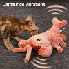 Jouet interactif &eacute;lectrique de disquette de chien de chat