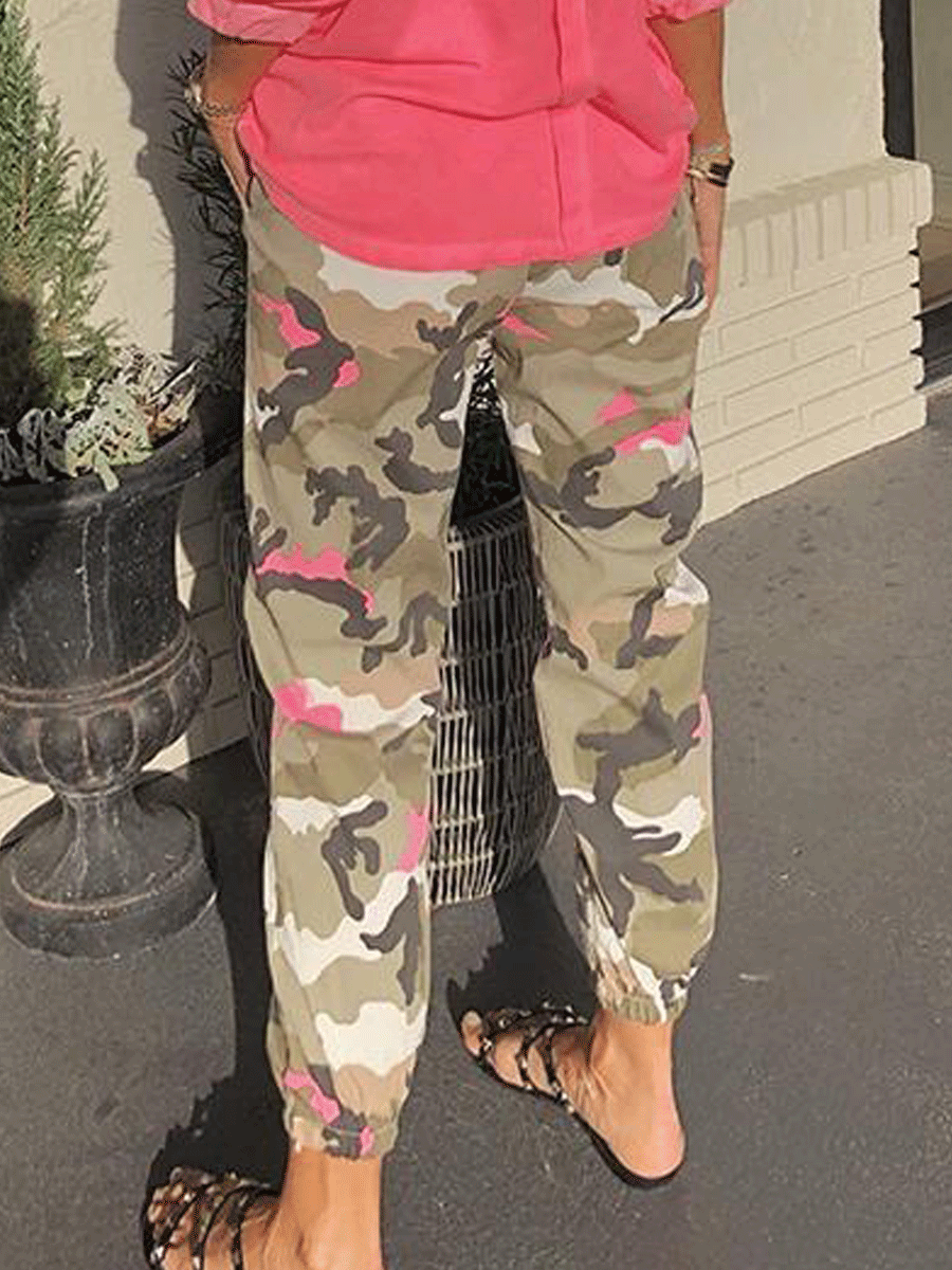 Camouflage Cropped pants