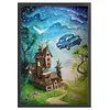 (Big Size)Fairy House - 11CT Stamped Cross Stitch - 50*70cm