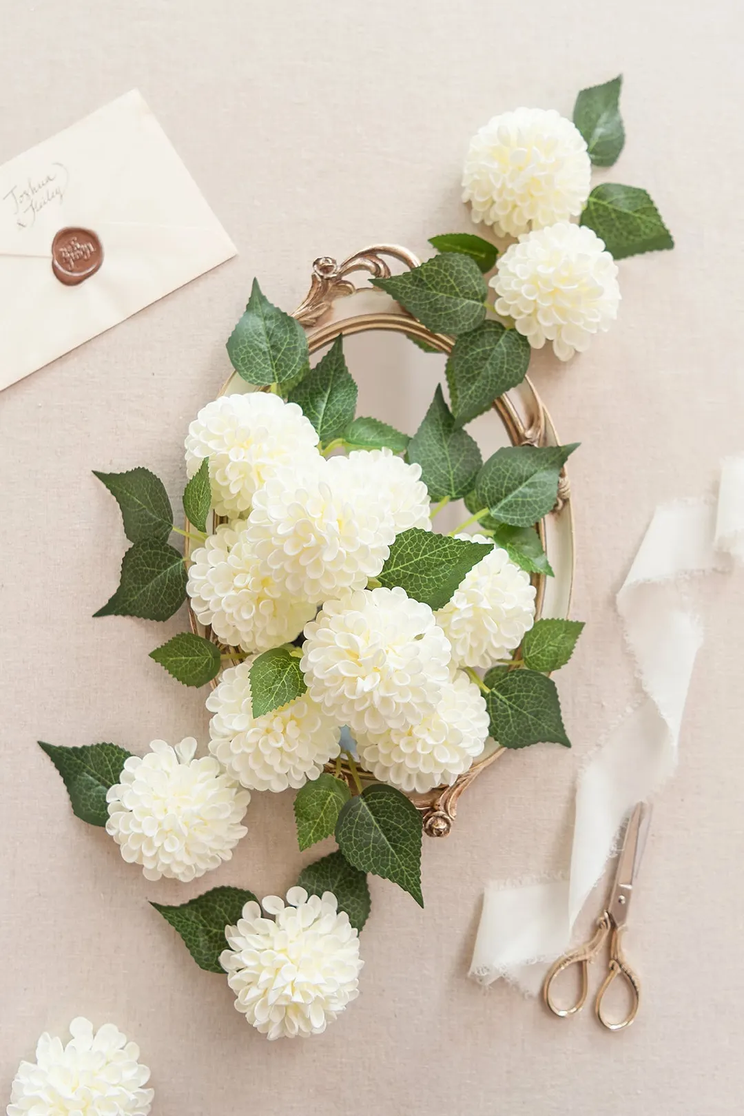 2.5" Foam Dahlia with Stem - 8 Colors