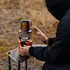 2 In 1 Camping Stove Gas Heater 2500W Portable Roasting Stove for Travelling