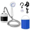 Portable Camping Shower Set with Hose Bucket Handheld Water Pump for Camping Car