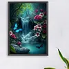 Butterfly Flower Waterfall-Paint by Numbers Acrylic Painting 30*40CM(HOT)