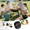 Gas Pressure Meter Propane Adapter Gauge Brass Propane Gas Gauge for 5-40lb Tank