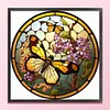 (Counted/Stamped) Butterfly - 18CT Cross Stitch 20*20cm/7.87*7.87in