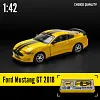 1:42 Ford Mustang GT Car Model Toy Refittable Version Zinc Alloy Material Assembly Kit