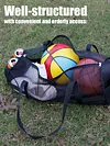 2Pcs Sports Ball Bag Large Capacity Football Mesh Bag for Sporting Accessories