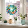 (US Local)Acrylic Special Shape Beach Parrots Double Sided Effect DIY Diamond Painting Art Pendant Kit