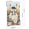 >SALE<5D DIY Full Round Drill Diamond Painting Girl Kit Home Decor Art Craft 40x70cm