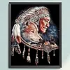 Indian - 11CT Stamped Cross Stitch 40*50cm/15.75*19.69in