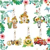 6Pcs DIY Diamond Painting Goblin Keychain