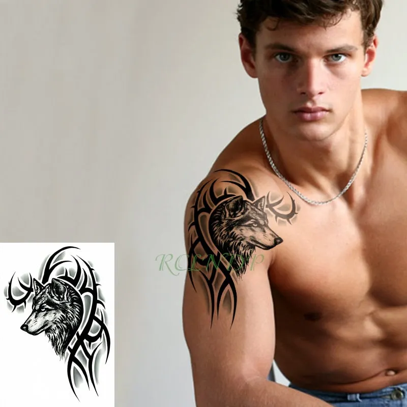 Waterproof Temporary Tattoo Sticker Eagle Wings Fake Tatto Flash Tatoo Back Leg Arm chest belly Large Size for Women girl Men