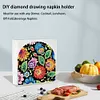 Acrylic Mandala Diamond Painting Napkin Rack Decor Kit