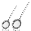 304 Stainless Steel Fine Mesh Strainer Multi-functional Sieve Colander with Handle Fat Skimmer Spoon Kitchen Gadget for Oil Filter Skimming Grease Foam