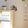 (US Local)Black Cat 2D Flat Diamond Painting Door Corner Sign DIY Door Frame Decoration