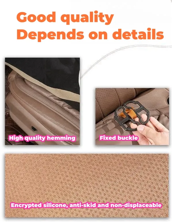 5D aviation anti-fouling and anti-slip car seat cushion