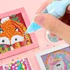(US Local)3Pcs Vase Shape Diamond Painting Pen Multi-Function Handicraft Tool (Dolphin Vase)