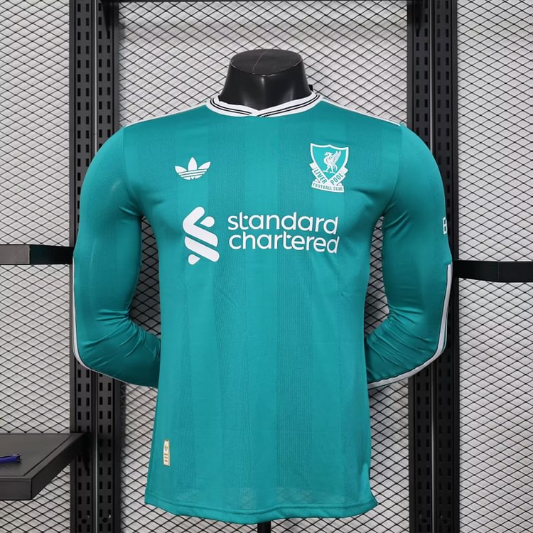 2025-26 Liverpool Second Away Match Long Sleeve - Player Version