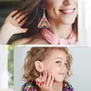 8 Pairs Double Sided Diamond Painting DIY Earring Making Kit for Women Girls