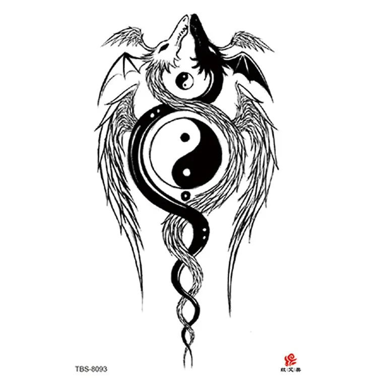 Tattoo Sticker Totem Symbol Temporary Sleeve Tattoo Waterproof Sexy Body Art Fashion