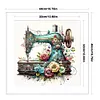 Sewing Machine - 14CT Cross Stitch - 40*40cm