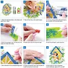 DIY Daisy Mushroom Diamond Clock Art Pendant Home Wall Decoration Crafts