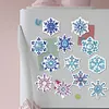 12PCS Diamond Painting Magnets Refrigerator for Adult Kid Fridge Car Kit(Snowflake)