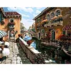 Architecture-Paint by Numbers Acrylic Painting 50*40CM(Watercolor)