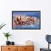 Diamond Painting-DIY Full Round Drill Santa Sleigh（60*40cm）