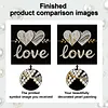 (25x25cm)DIY Pearl Painting Love Framed Handmade Pearl Material Art Kit Living Room Decor