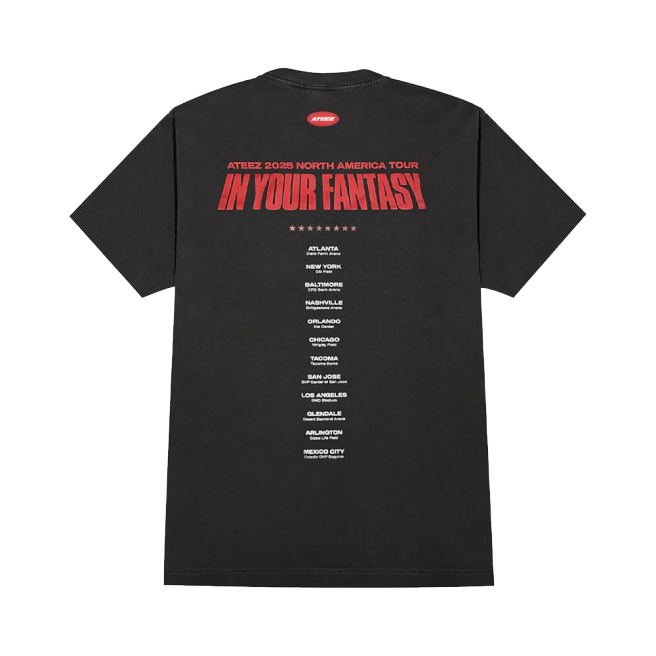 2025 ATEEZ In Your Fantasy World Tour North America Basketball Uniform